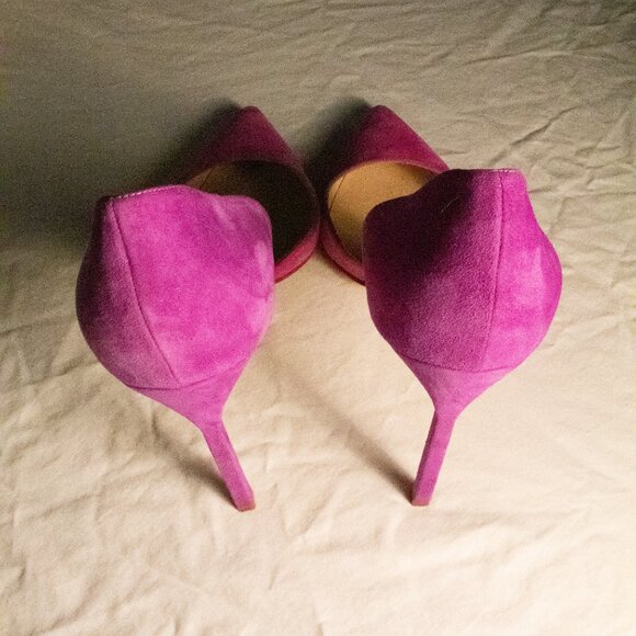 Manolo Blahnik's "Tayler" pump in two-tone purple and fuchsia RARE size 42 - Picture 8 of 11